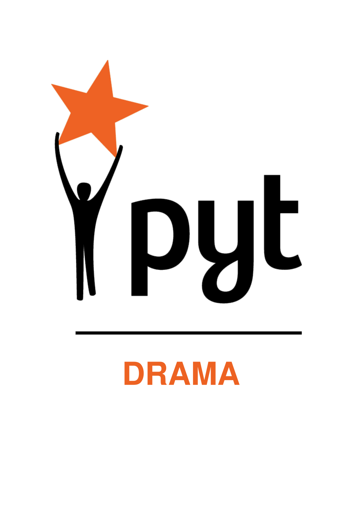 PYT Drama orange department logo